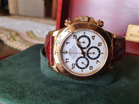 daytona oro cinturino pelle|Acquista Rolex Daytona su Chrono24.